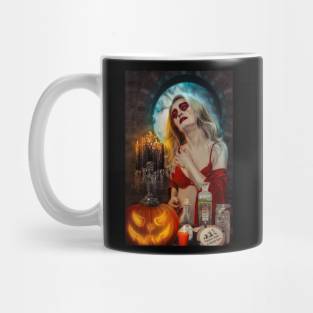 Happy Halloween Night Witch Mug